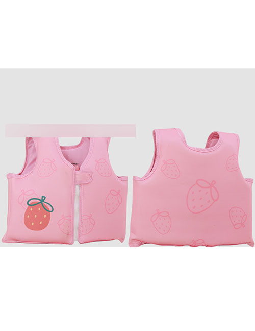 Fashion Little Strawberry Nylon Children's Swim Buoyancy Suit