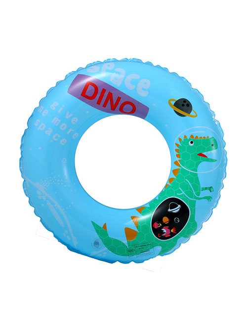 Fashion Interstellar Dinosaur 60# (110g) Suitable For 2-4 Years Old Pvc Cartoon Children's Swimming Ring