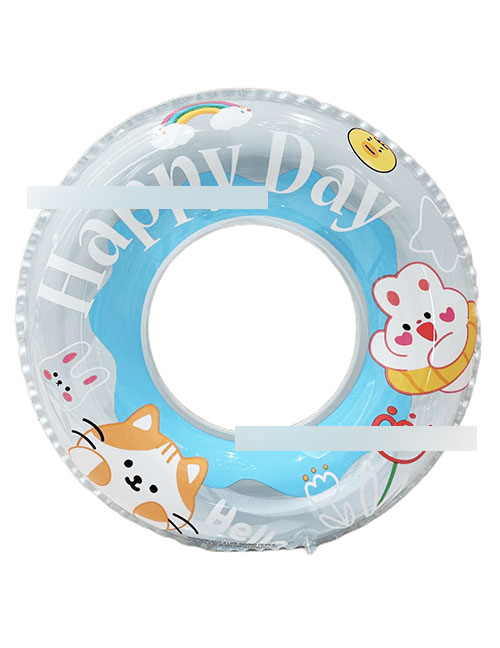 Fashion Happy Bunny 60# (110g) Is Suitable For 2-4 Years Old Pvc Cartoon Children's Swimming Ring