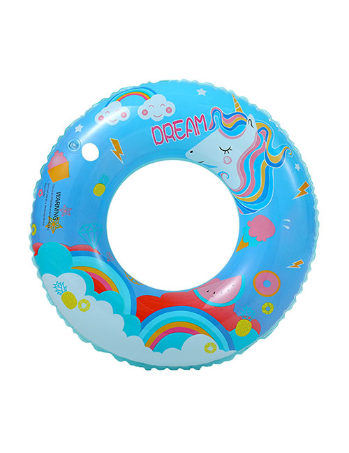 Fashion Colorful Unicorn 70# (155g) Is Suitable For 5-9 Years Old Pvc Cartoon Children's Swimming Ring