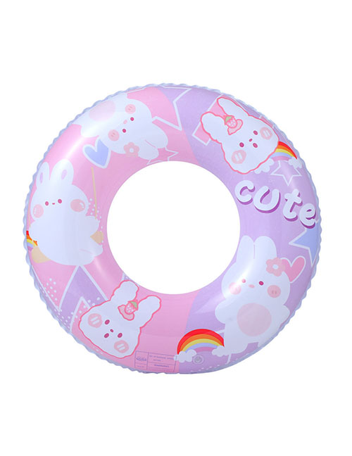 Fashion Mengmeng Rabbit 70# (155g) Is Suitable For 5-9 Years Old Pvc Cartoon Children's Swimming Ring
