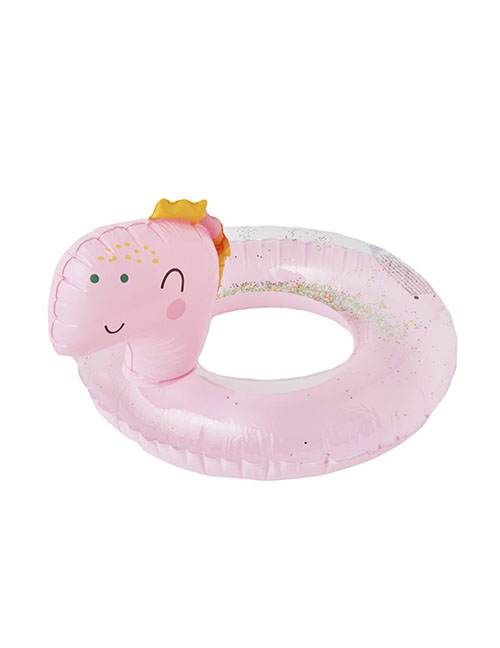 Fashion Pink Dinosaur 70# (suitable For 5-9 Years Old) Pvc Dinosaur Swimming Ring For Children