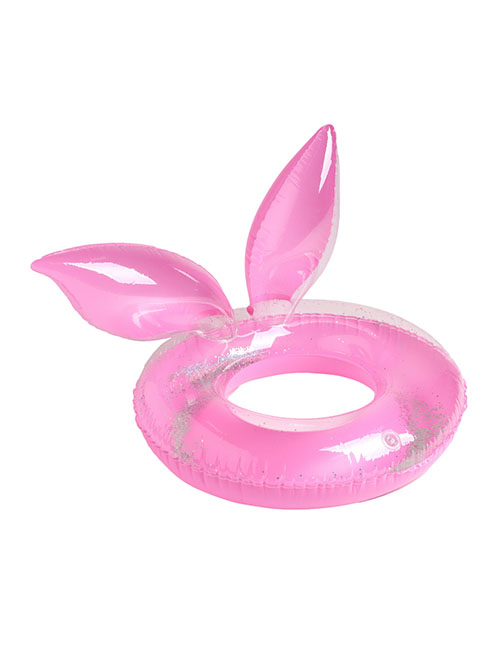 Fashion Pink Rabbit Ears 90# (suitable For Adults) Pvc Rabbit Ears Children's Swimming Ring