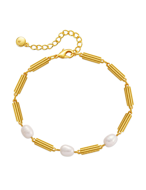 Fashion Gold Gold-plated Brass Geometric Bracelet