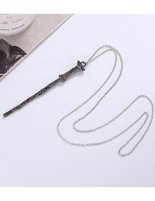 Fashion Harry Potter Necklace J7501 Alloy Geometric Magic Wand Necklace