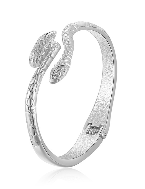 Fashion Silver Metal Snake Bracelet