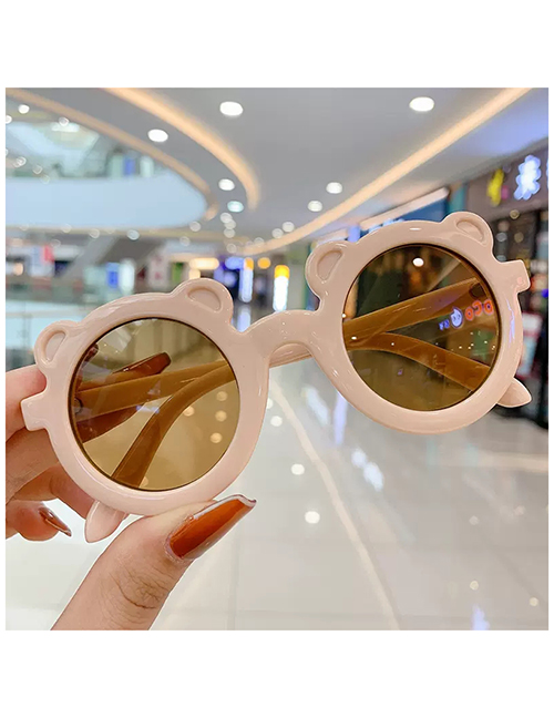 Fashion Light Pink [model Models Are Universal For Men And Women] Resin Cartoon Kids Sunglasses