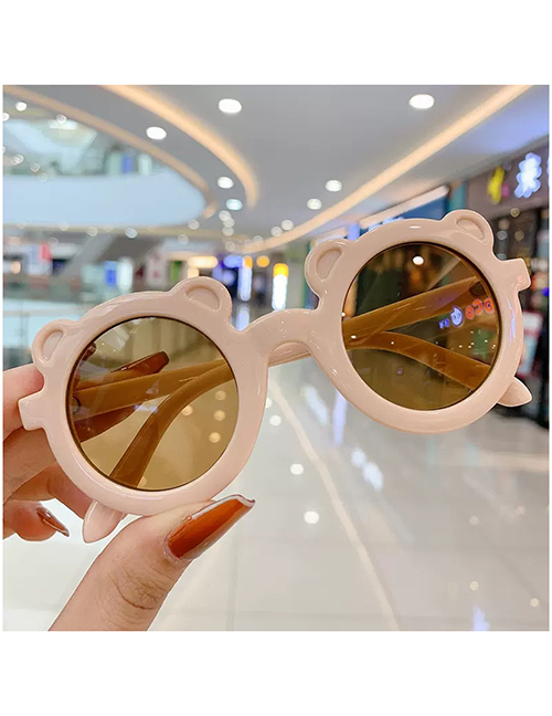 Fashion Light Pink [model Models For Men And Women Treasure Universal-] Resin Cartoon Kids Sunglasses