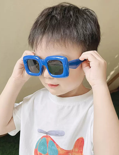 Fashion Funny Box - Blue Pc Large Frame Sunglasses