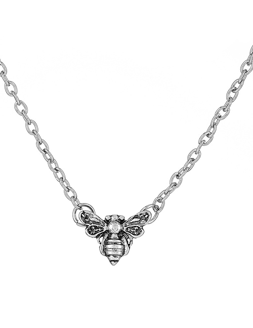 Fashion Silver Alloy Bee Necklace