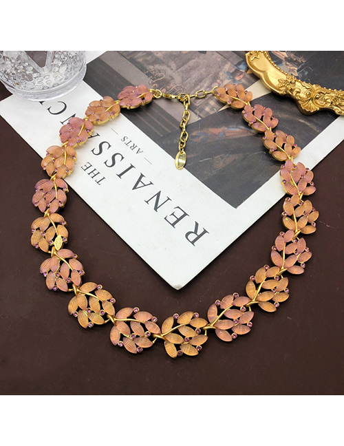 Fashion Necklace Alloy Geometric Leaf Necklace