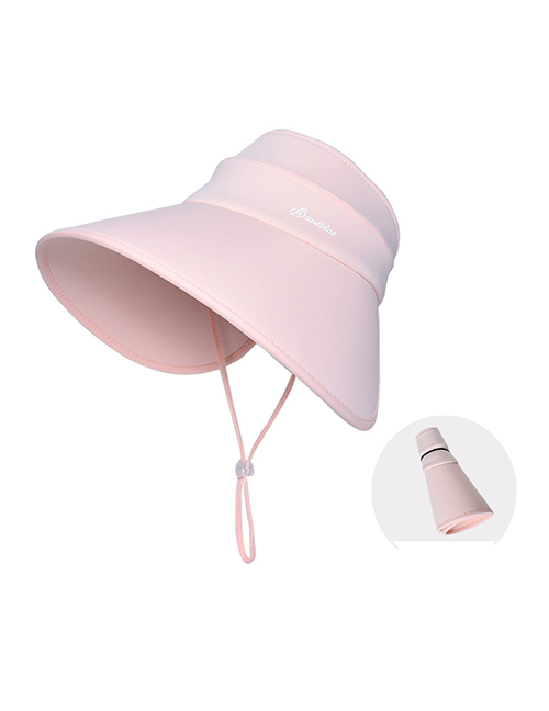 Fashion Cosmetic Nylon Large Brim Empty Top Sun Hat