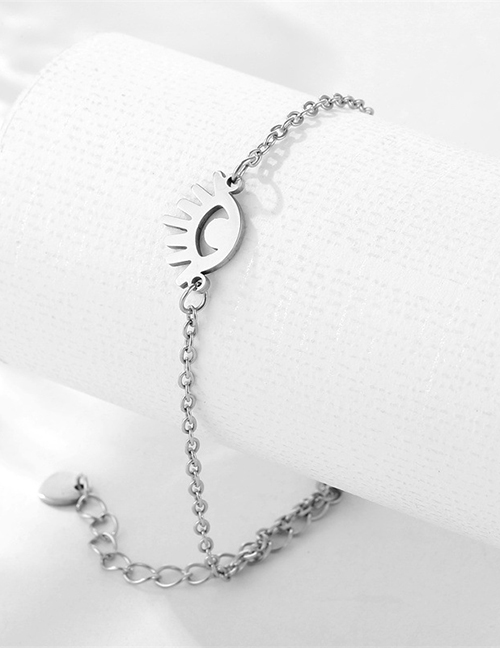 Fashion 1# Stainless Steel Eye Bracelet