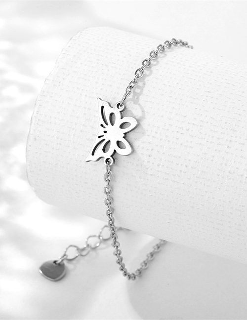 Fashion Twenty Three# Stainless Steel Butterfly Bracelet
