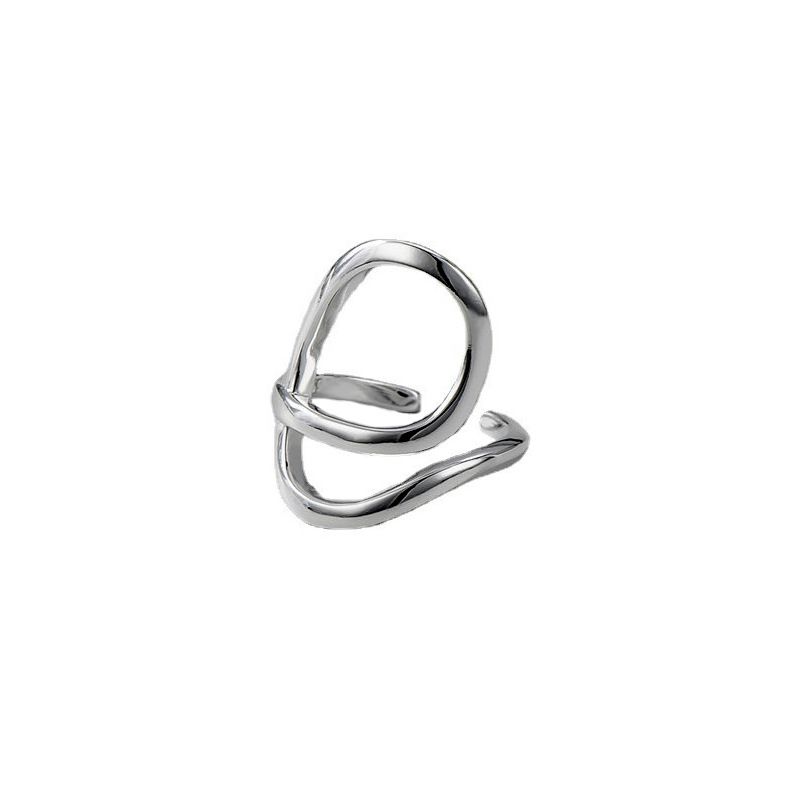 Fashion Silver Metal Wire Wrapping Ring