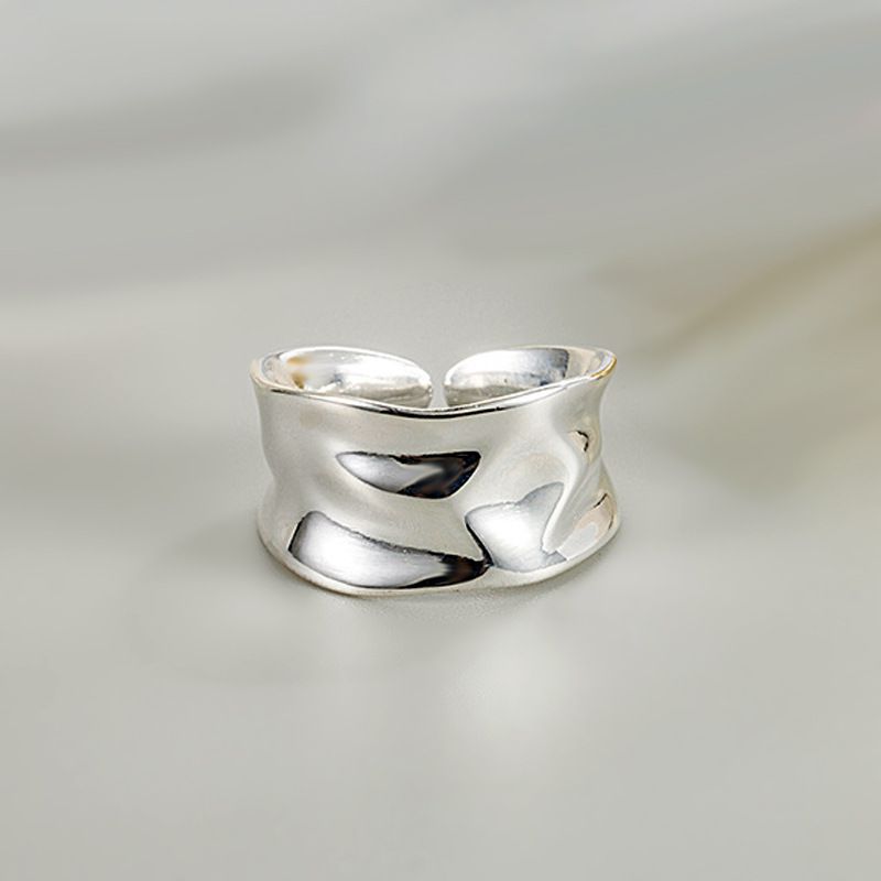 Fashion 20# Copper Geometric Irregular Open Ring