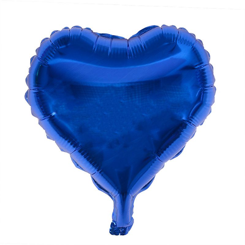 Fashion 10-inch Love Aluminum Film:blue 10 Inch Love Aluminum Film Balloon