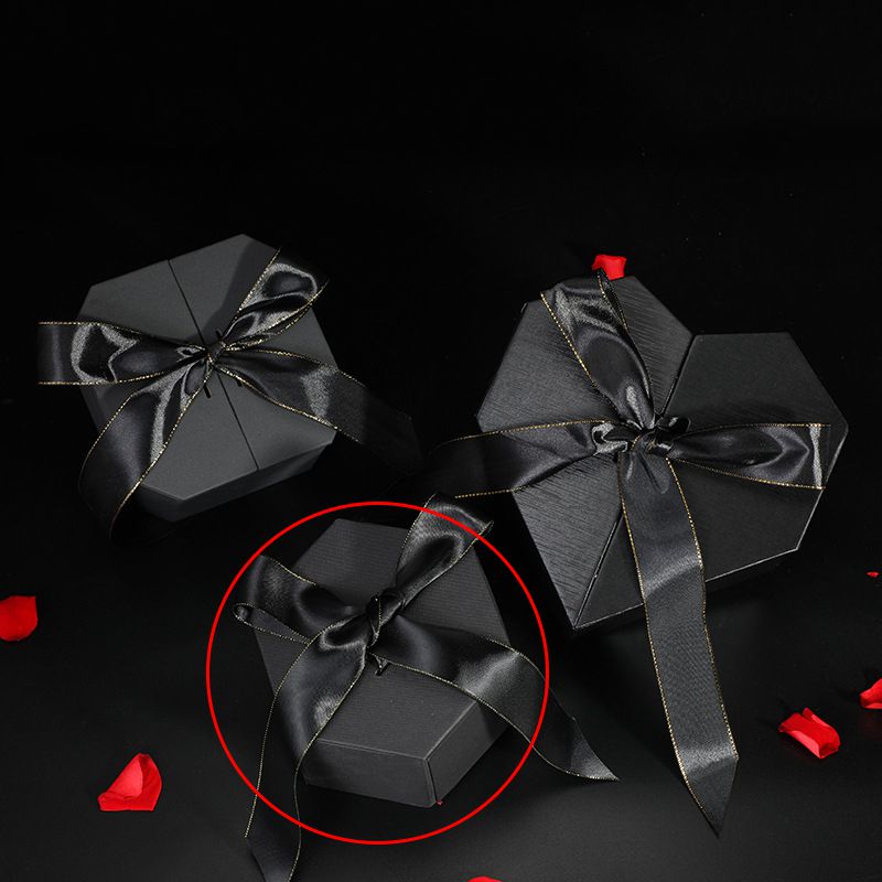 Fashion Hexagonal Lipstick Gift Box (16*14*10.5) Black Geometric Strapped Hexagonal Packaging Box