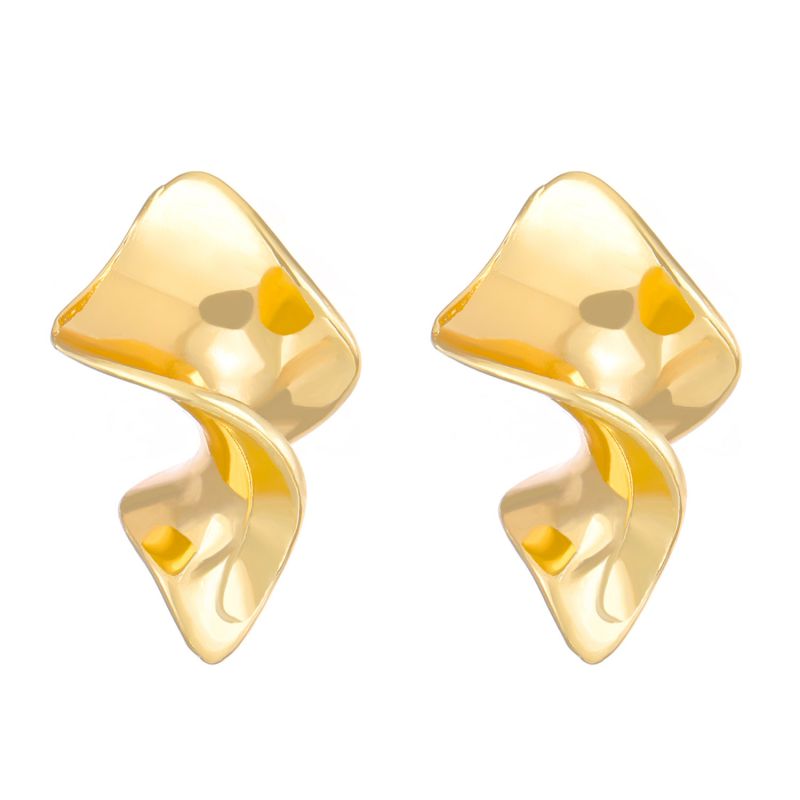 Fashion Gold Alloy Irregular Earrings