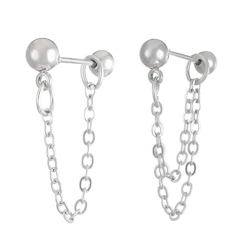 Fashion 6# Alloy Chain Earrings