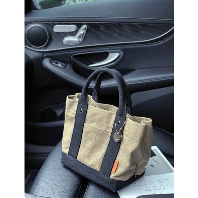 Fashion Lotte High-end Lunch Bag Cotton Canvas Large Capacity Tote Bag