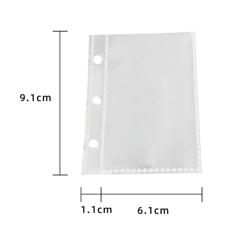 Fashion Filled Inner Pages - 10 Inner Pages With 3 Holes Per Grid Pvc Filled Inner Core