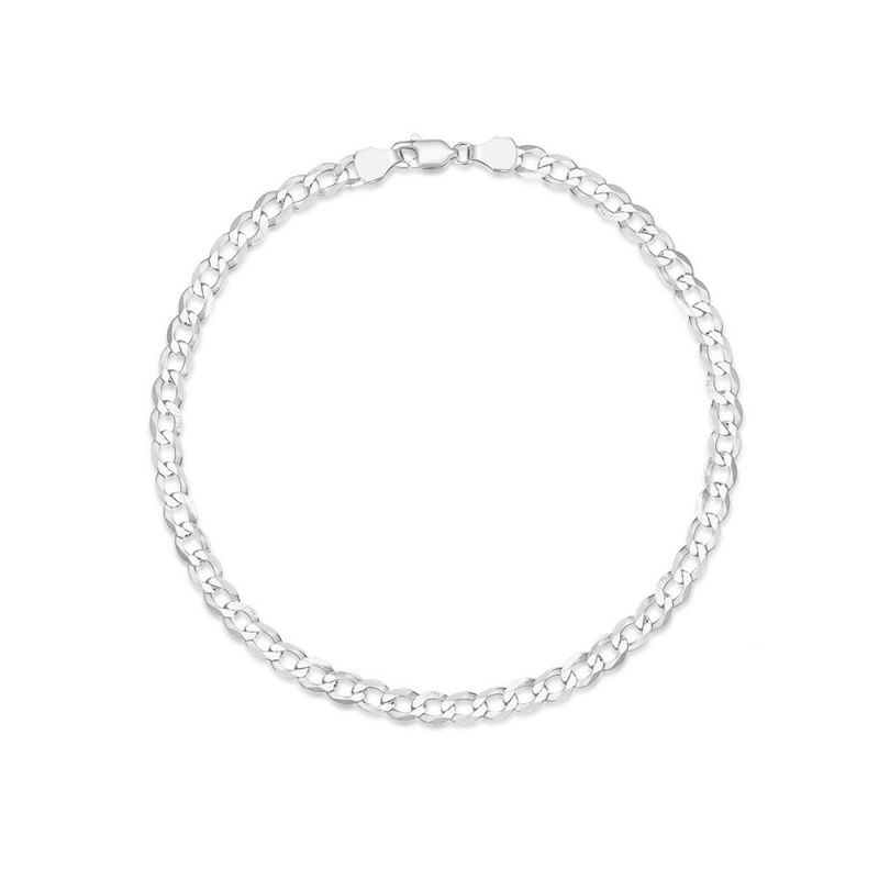 Fashion White Gold Metal Geometric Chain Bracelet