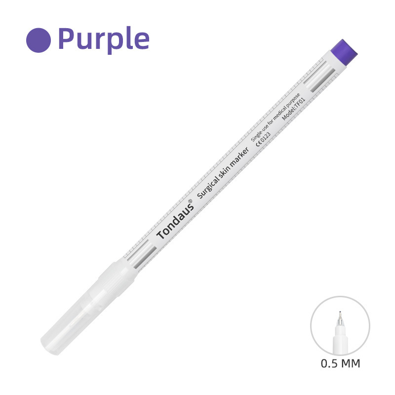 Fashion Single Head (0.5mm-purple Ink) Tattoo Waterproof Positioning Pen