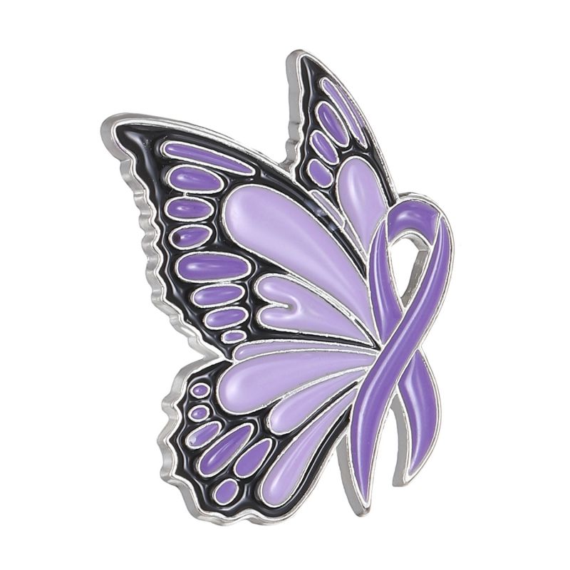 Fashion 3# Alloy Oil Dripping Butterfly Brooch