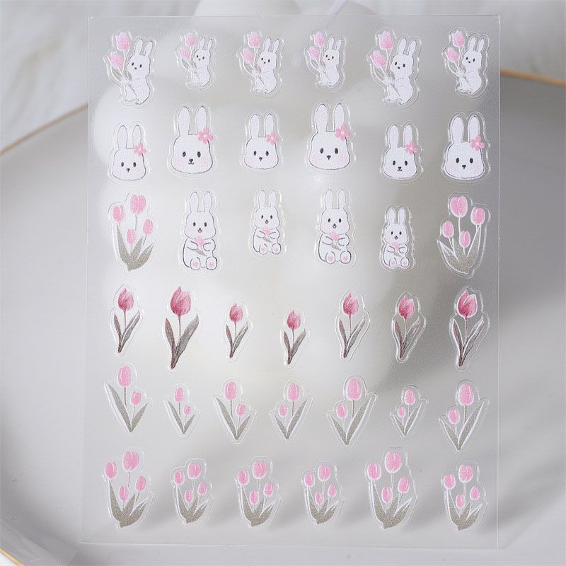 Fashion Embossed Sticker Mo-04 Embossed Three-dimensional Nail Stickers