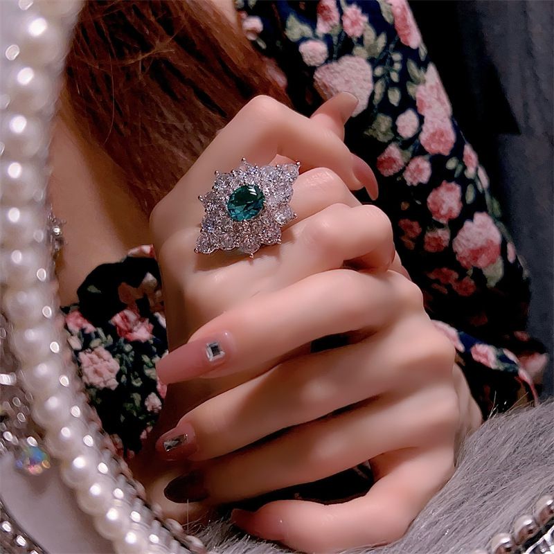 Fashion Ring Copper Diamond Diamond Ring