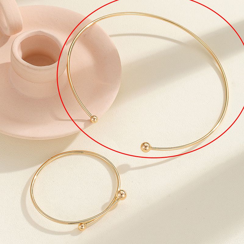 Fashion Necklace (single) Copper Geometric Open Collar