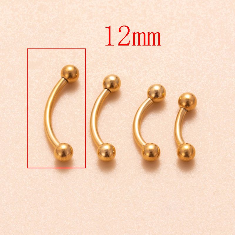 Fashion 4# Stainless Steel Screw Eyebrow Piercing Nails