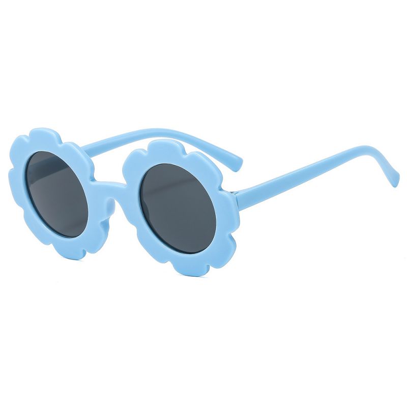 Fashion Sky Blue Children's Sunflower Sunglasses