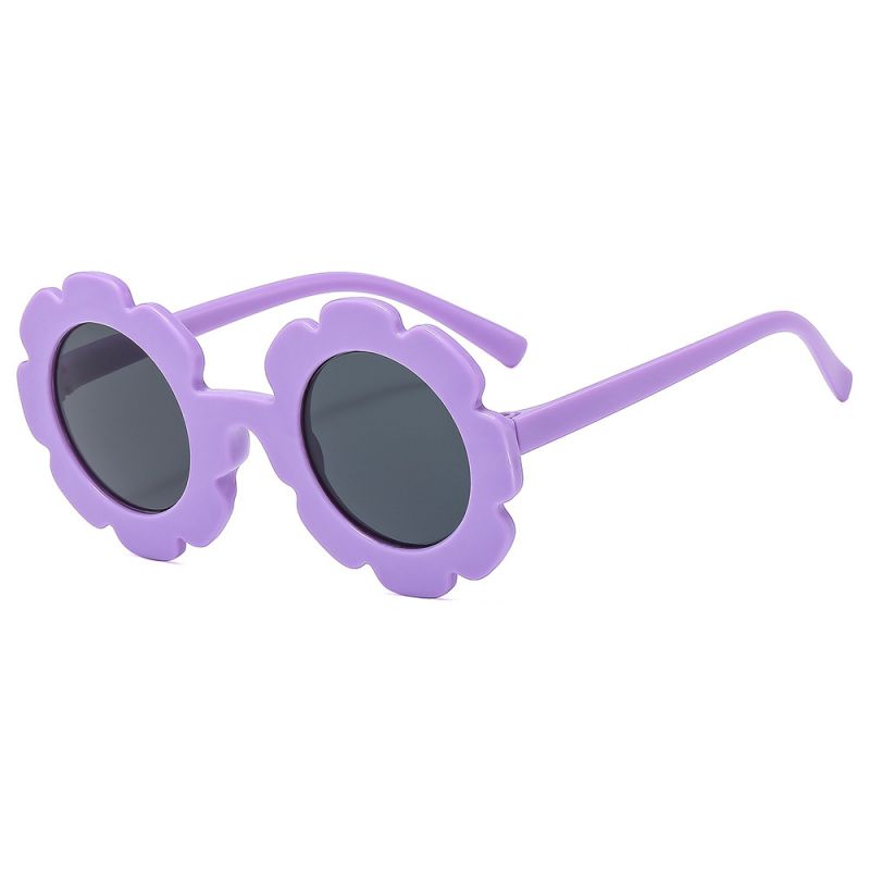 Fashion Light Purple Children's Sunflower Sunglasses