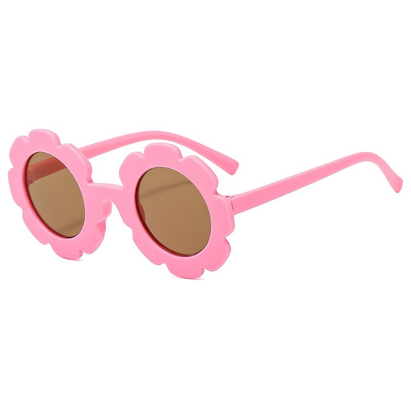 Fashion Pink Tea Children's Sunflower Sunglasses