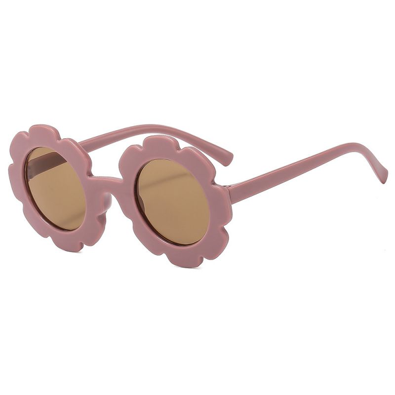 Fashion Red Bean Paste Children's Sunflower Sunglasses