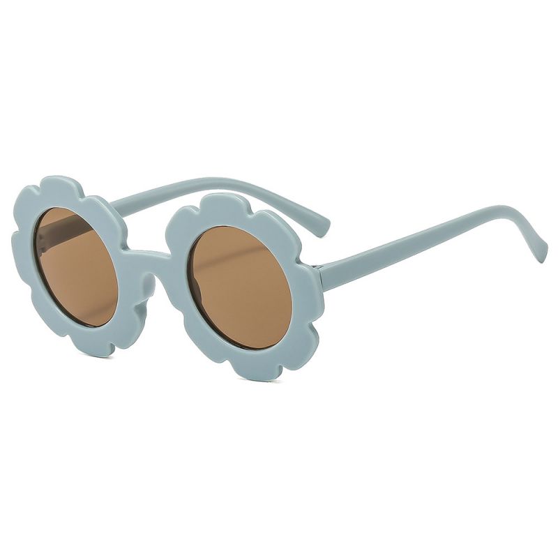 Fashion Sand Gray Blue Children's Sunflower Sunglasses