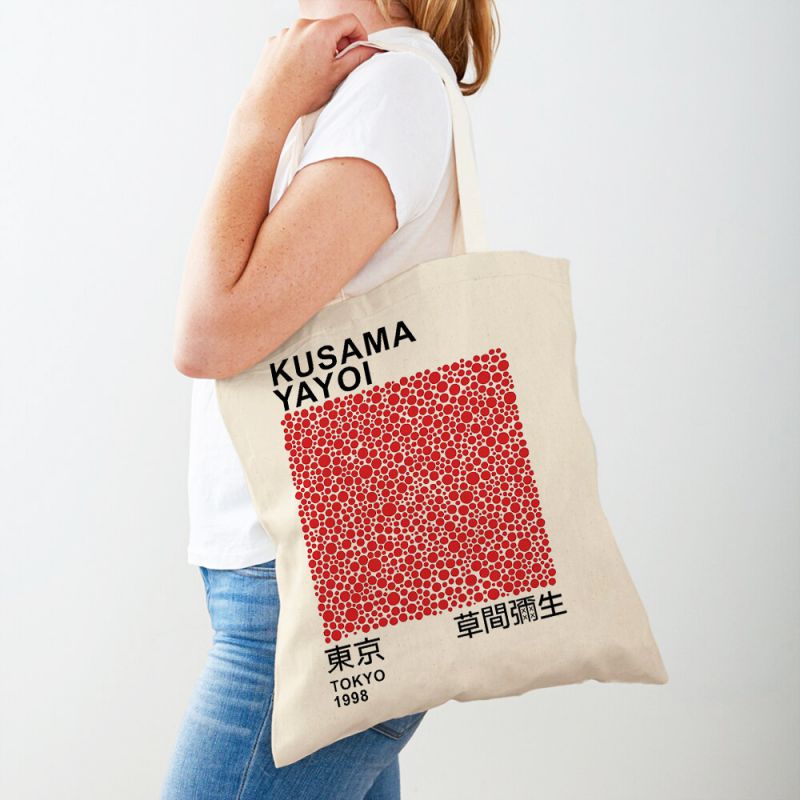 Fashion B Canvas Printed Large Capacity Shoulder Bag