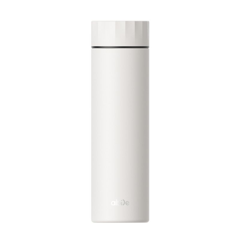 Fashion White Stainless Steel Large Capacity Thermos Cup