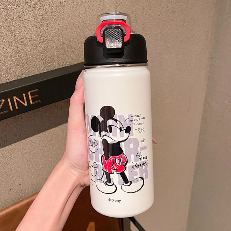 Fashion Mickey Stainless Steel Printed Large Capacity Thermos Cup