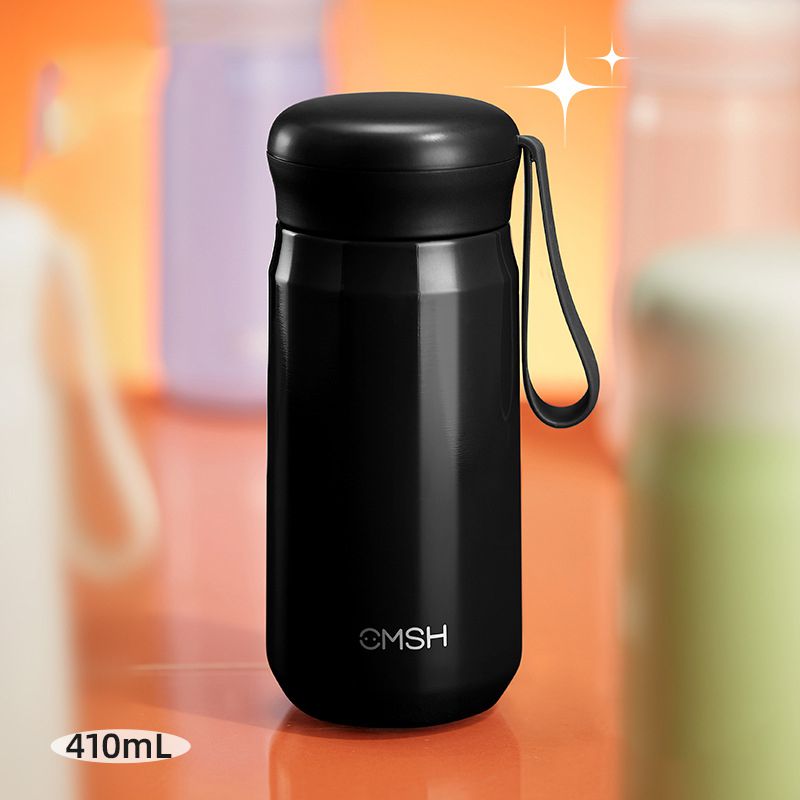 Fashion Small Size 410ml-black 0462 Stainless Steel Large Capacity Thermos Cup