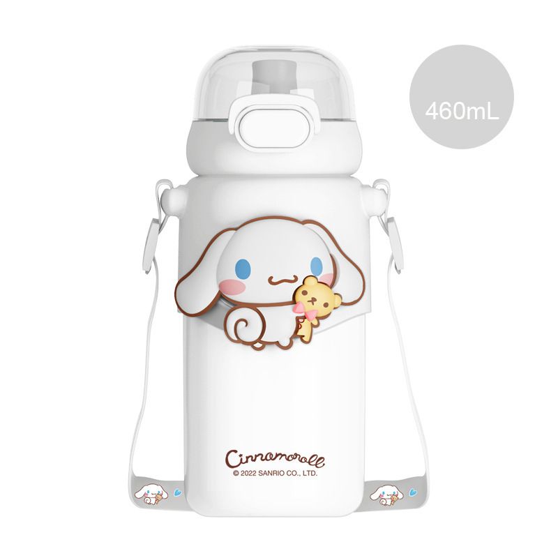 Fashion Sanrio Dudu Thermos Cup 460ml-milk White Cinnamon Dog Stainless Steel Large Capacity Thermos Cup