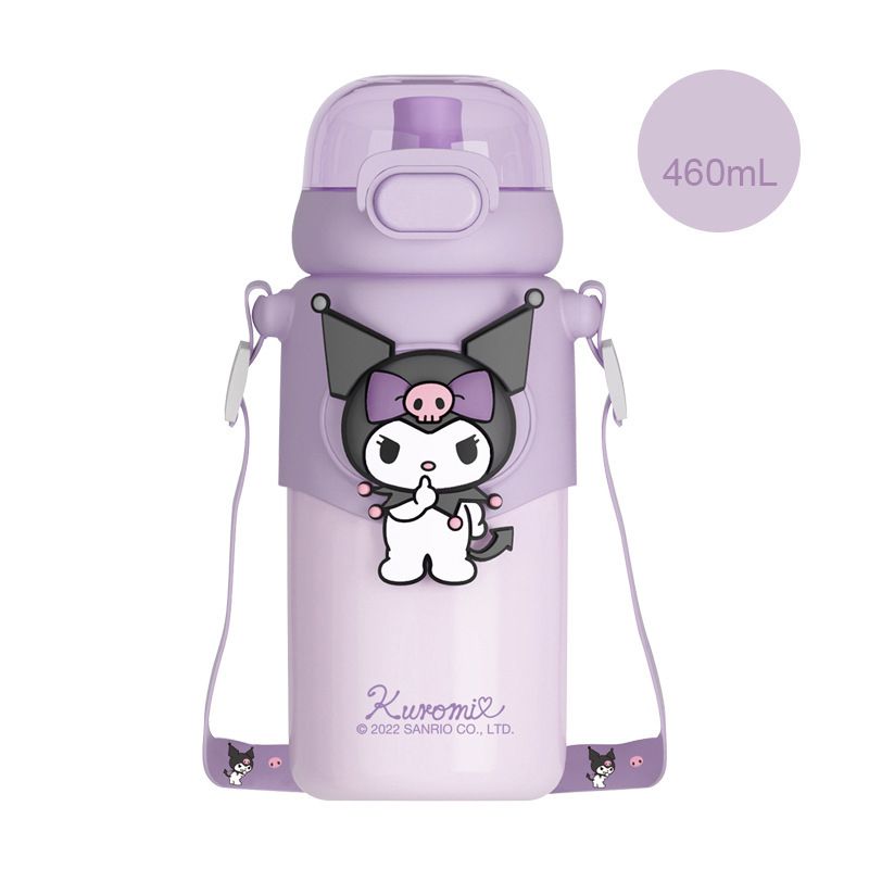 Fashion Sanrio Dudu Thermos Cup 460ml-purple Coolomi Stainless Steel Large Capacity Thermos Cup