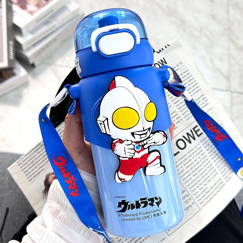 Fashion Ultraman Dudu Thermos Cup 460ml-blue Stainless Steel Large Capacity Thermos Cup