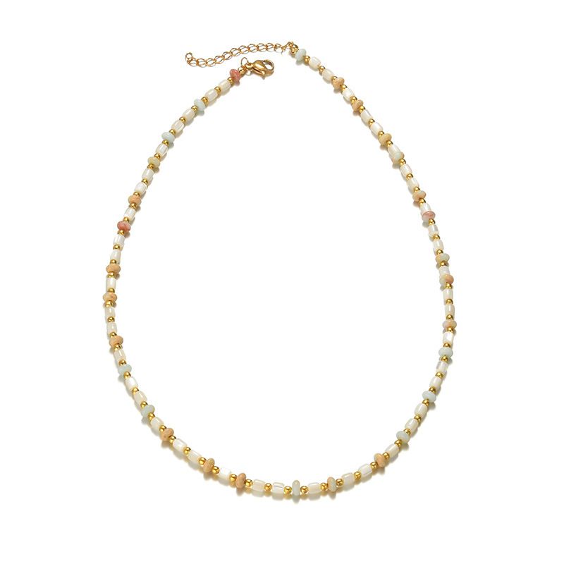 Fashion Gold Shell Bead Necklace