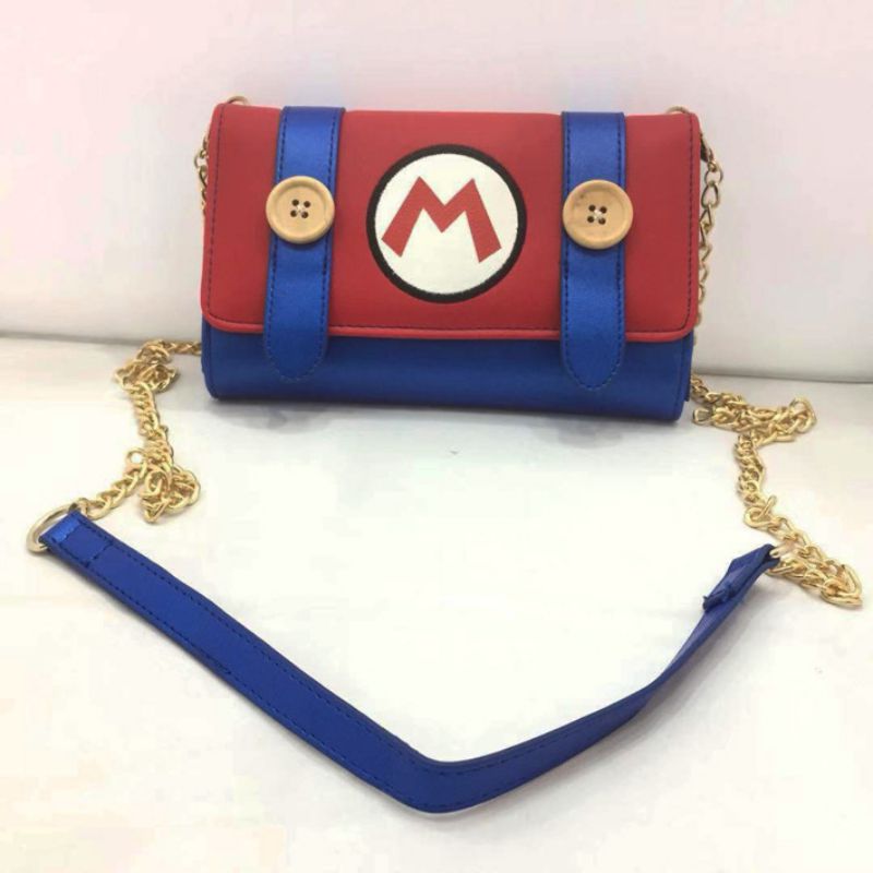 Fashion Mario Pu Flap Crossbody Bag