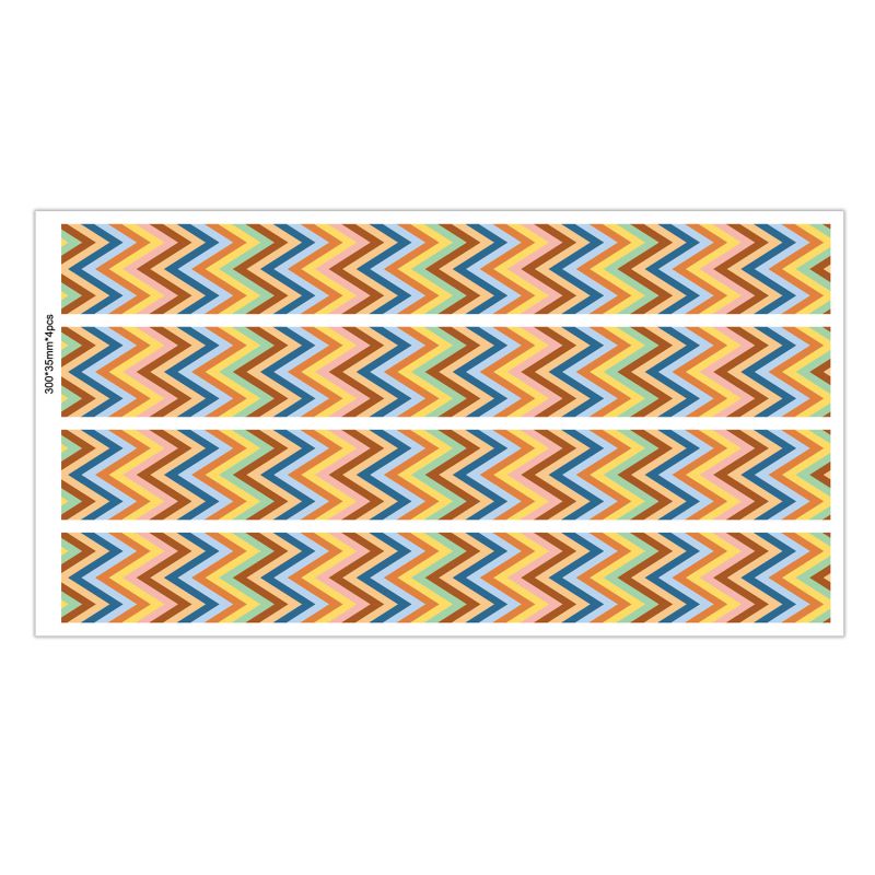 Fashion 2#(minimum Batch Of 10) Self-adhesive Waterproof Striped Dot Painting Edge Strips(minimum Batch Of 10)