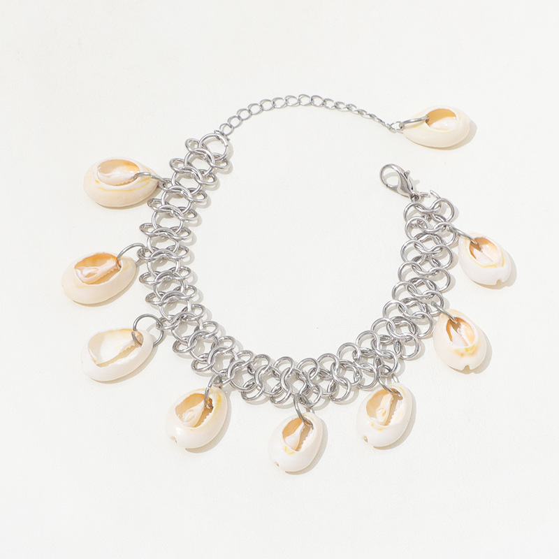 Fashion Silver Alloy Shell Bracelet