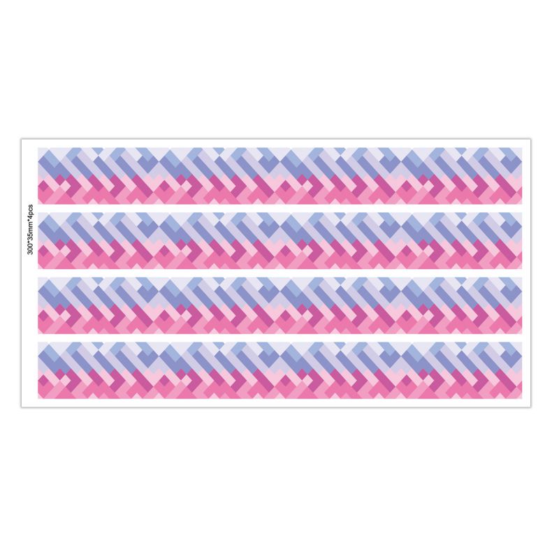 Fashion 9#(minimum Batch Of 10) Self-adhesive Waterproof Striped Dot Painting Edge Strips(minimum Batch Of 10)